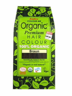 Haarfarbe Braun 100g Pulver